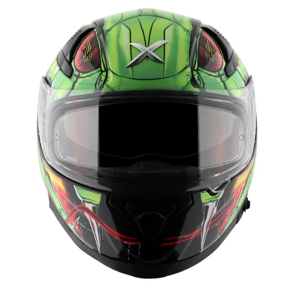 AXOR HELMETS - APEX VENOMOUS - Black Neon Green - Image 9