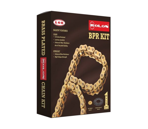 Brass Chain and Sprocket kit for X PULSE 200FI / 200 - KIT HPORC 387